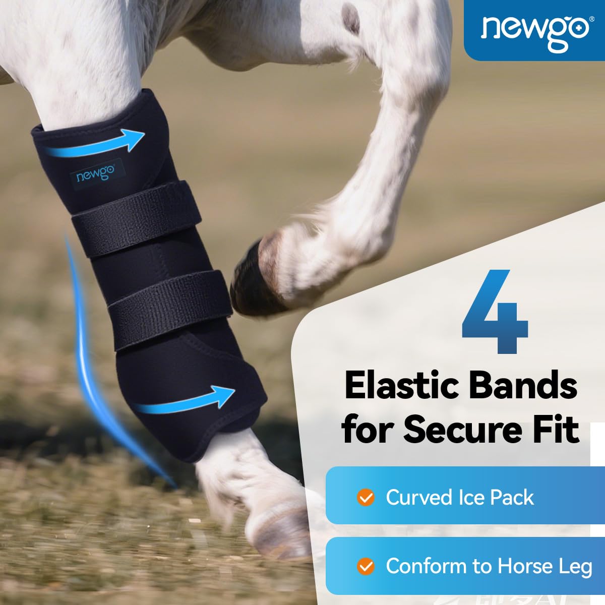 NEWGO ice packs gel packs highlight reusable cooling for swelling relief.