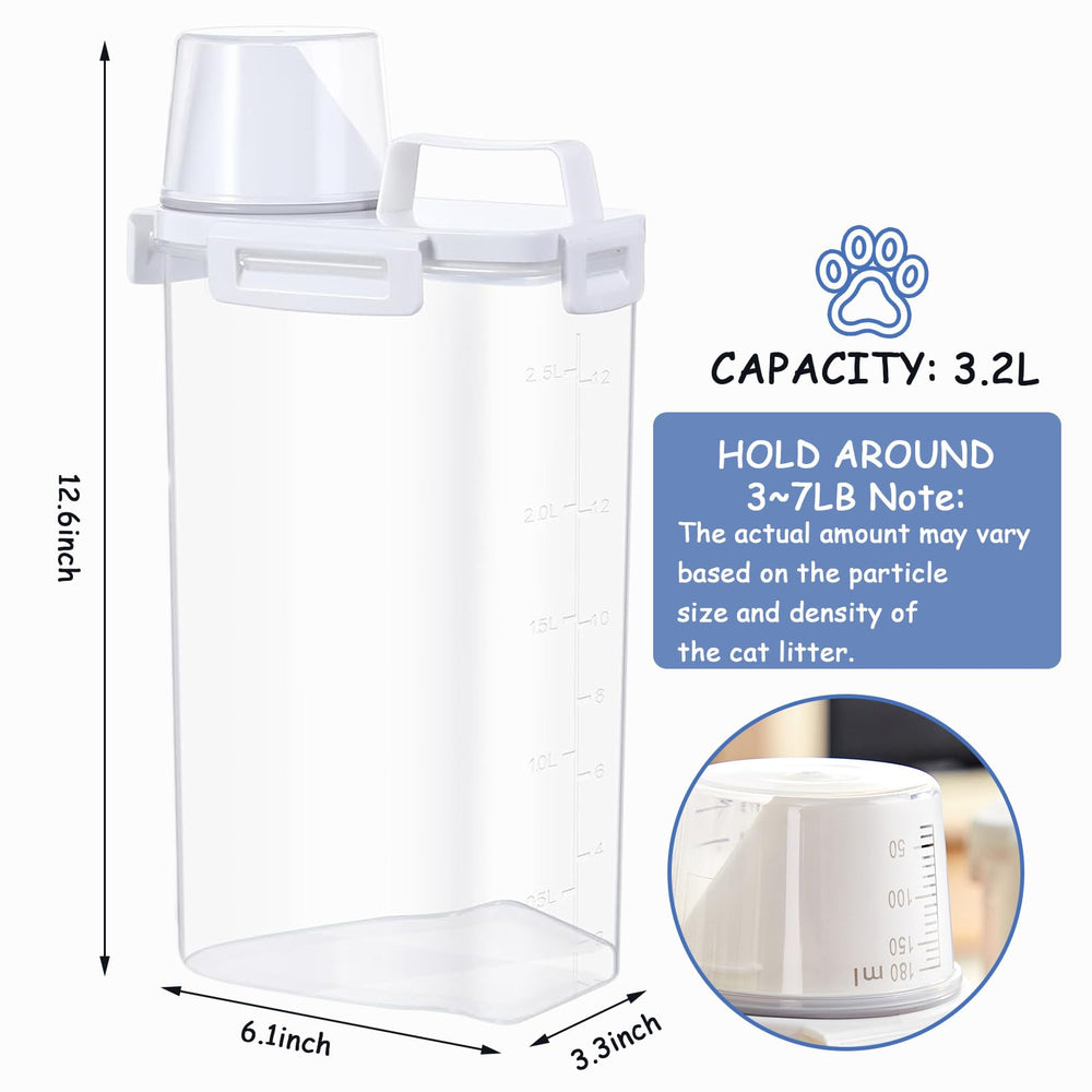 Newivi sealed-design litter bin with secure lock prevents spills during transport.