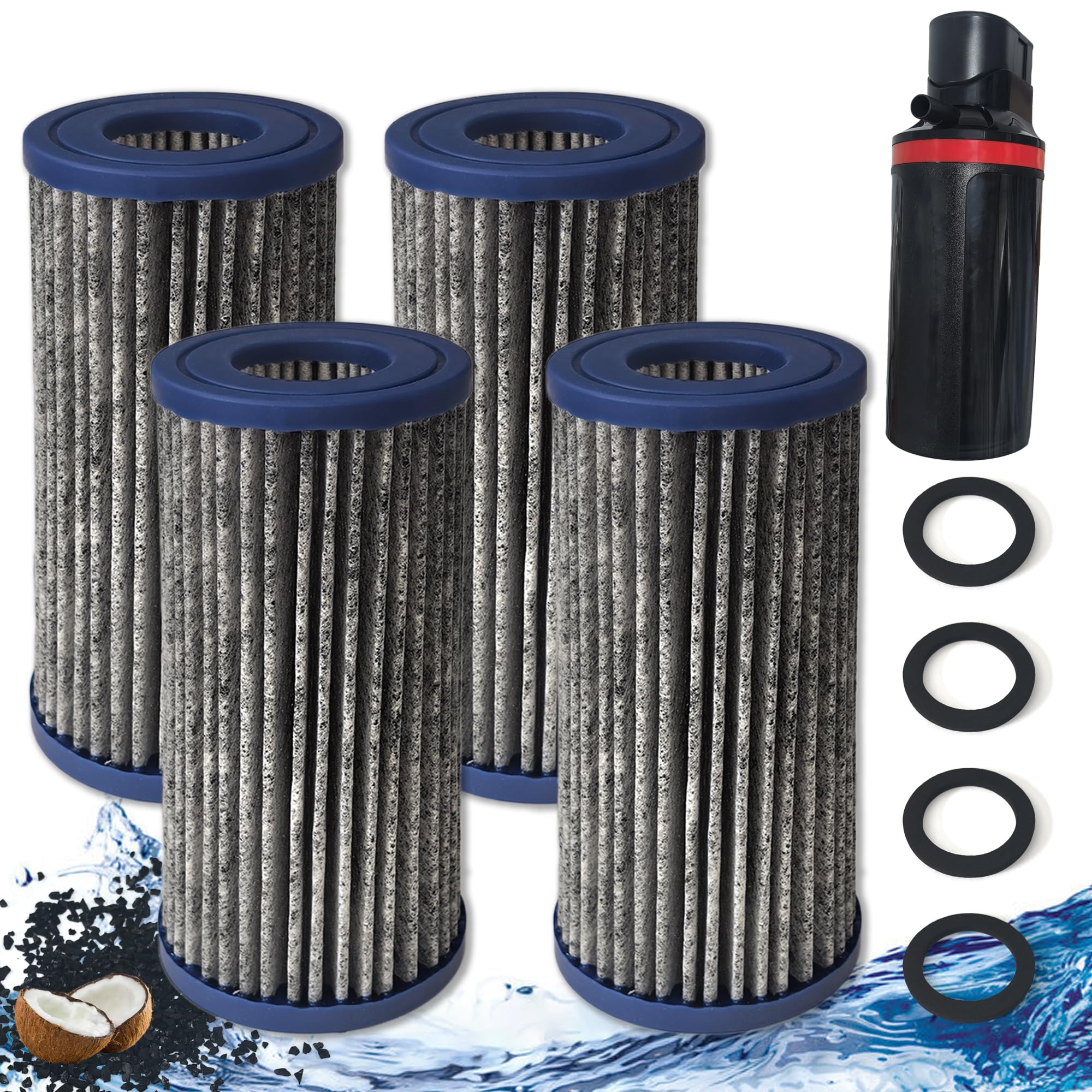 NewKe activated carbon micron cartridge for Ml90770 compatibility improves water clarity.