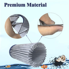 NewKe coconut shell carbon water polishing improves tank clarity and odor control.
