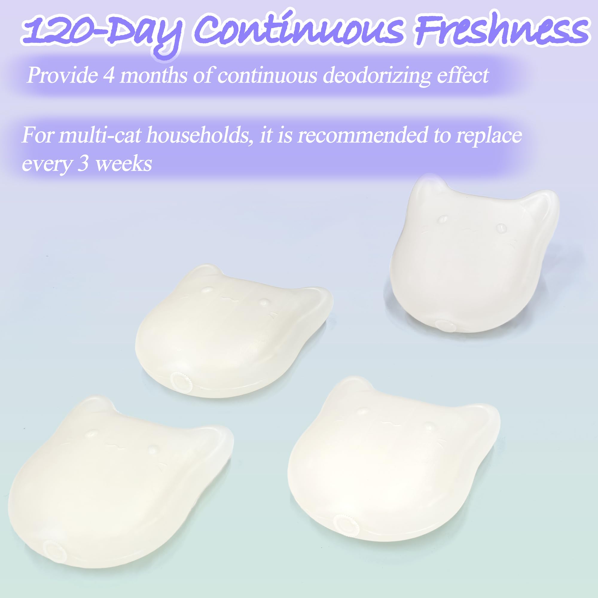 NewKe deodorizer cat-shape design provides cute aesthetic while delivering scent benefits.