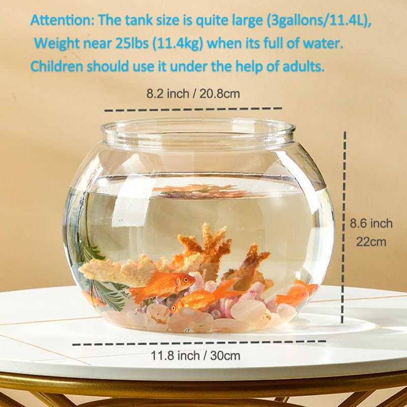 Newpol bowl multi-angle design—clear view from every side for stylish room integration.