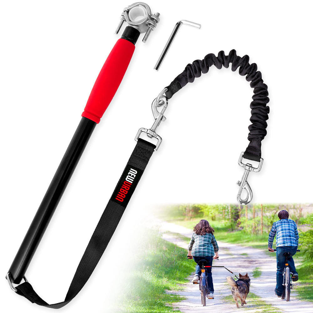 NEWURBAN Hands Free Dog Bike Leash exercise-setup showcases versatile training on the go