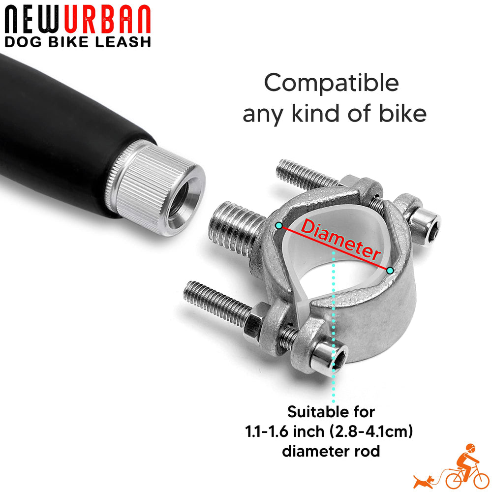 NEWURBAN steel-black-handle closeup highlights durable, comfortable grip for long adventures