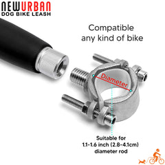 NEWURBAN steel-black-handle closeup highlights durable, comfortable grip for long adventures