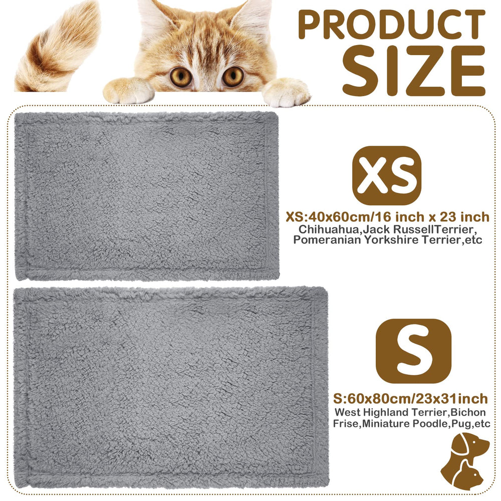 Newwiee beige blanket in-use on a pet bed highlighting soft warmth for napping.