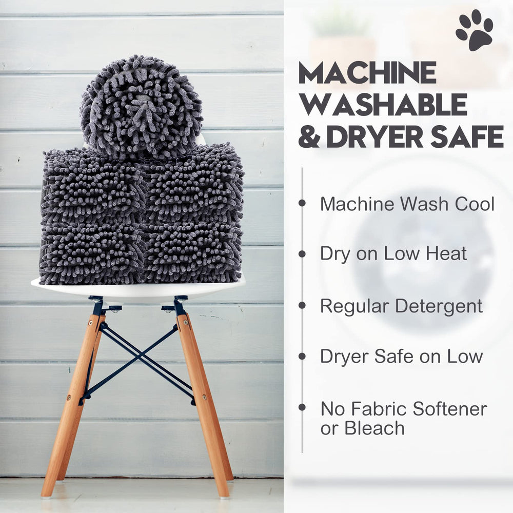 Newwiee dog shammy towel multi-use cleaning beyond fur drying glass and cars.