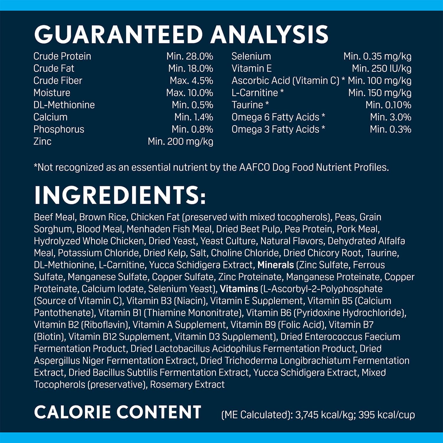 Next Level HI-PRO Puppy chicken ingredient close-up highlighting protein source for energy.