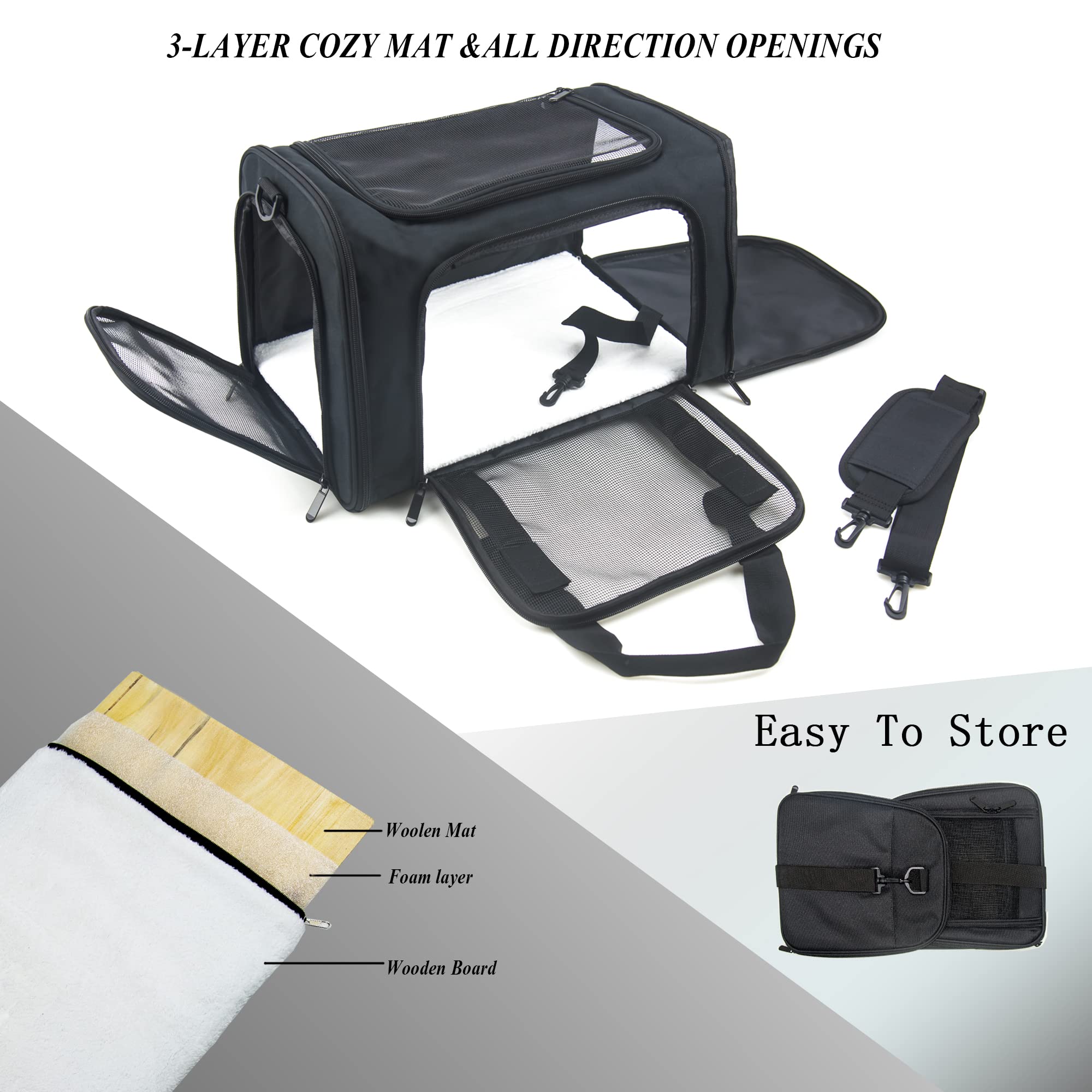 NextFri medium carrier side view shows breathable ventilation mesh