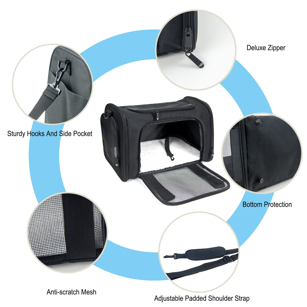 NextFri top-entry design with secure zippers for easy access