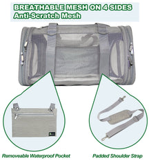 NextFri carrier removable-base-bed-grey offers solid stand and cozy resting space.
