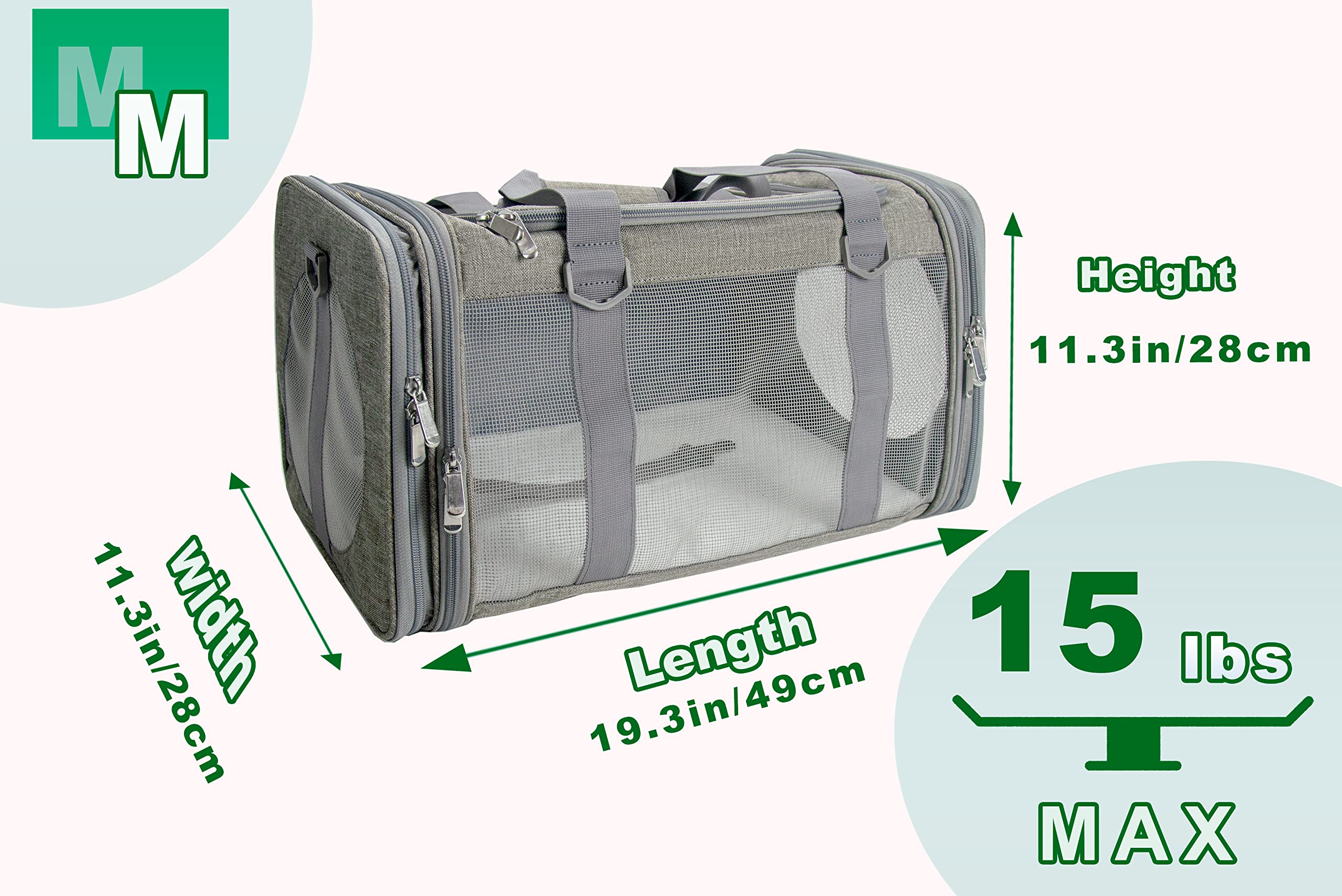 NextFri carrier with steel-ring support provides durable structure during travel.