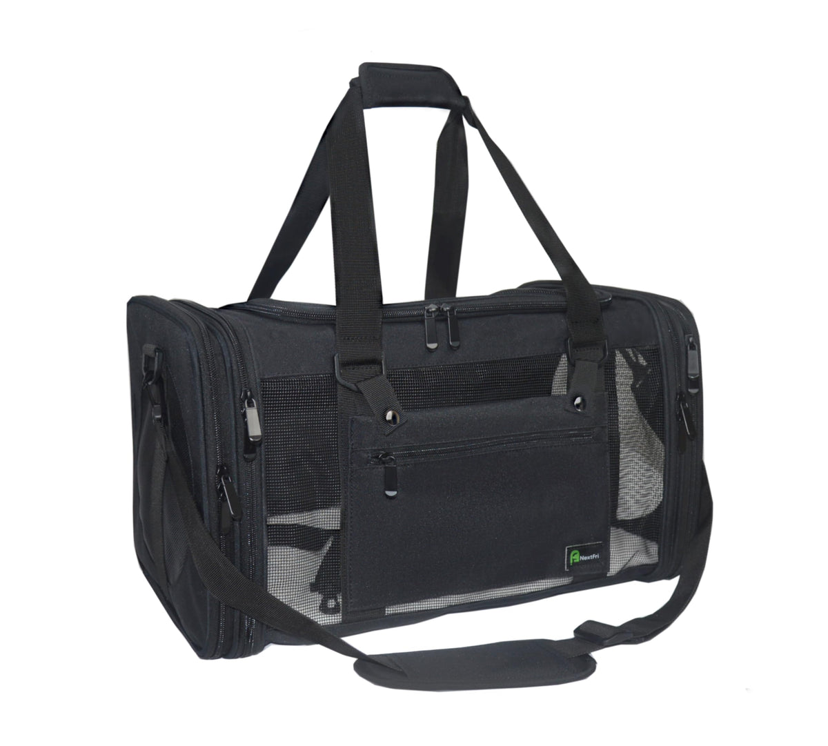 NextFri soft-sided pet carrier under-seat fit for most airline cabins