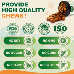 NEXZL 200 chew no poo chews soft texture close-up with mellow flavor