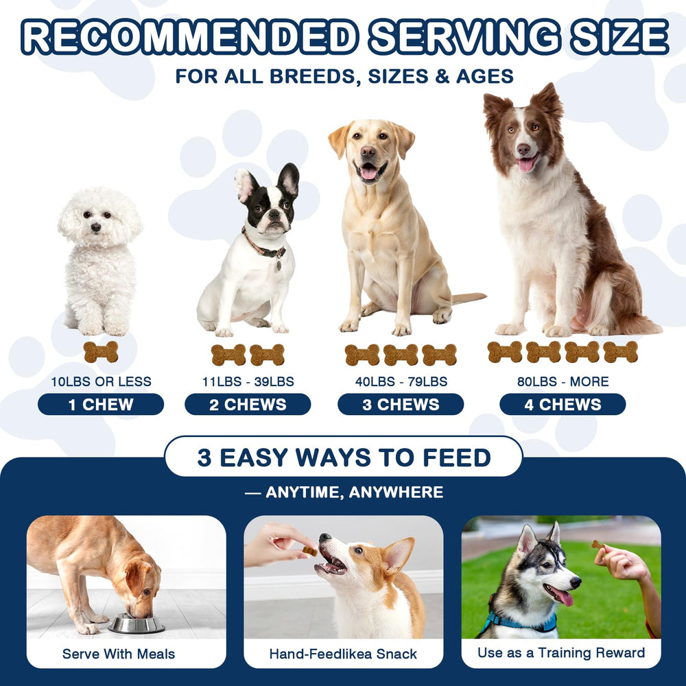 NEXZL dog calming chews are soft, tasty treats for easy consumption.