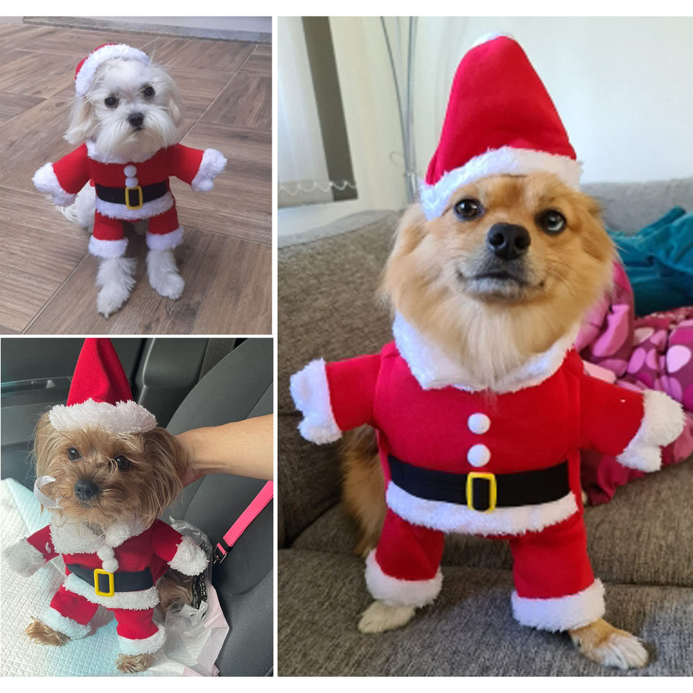 Nezababycos Santa costume fabric close-up emphasizes warm, comfortable material