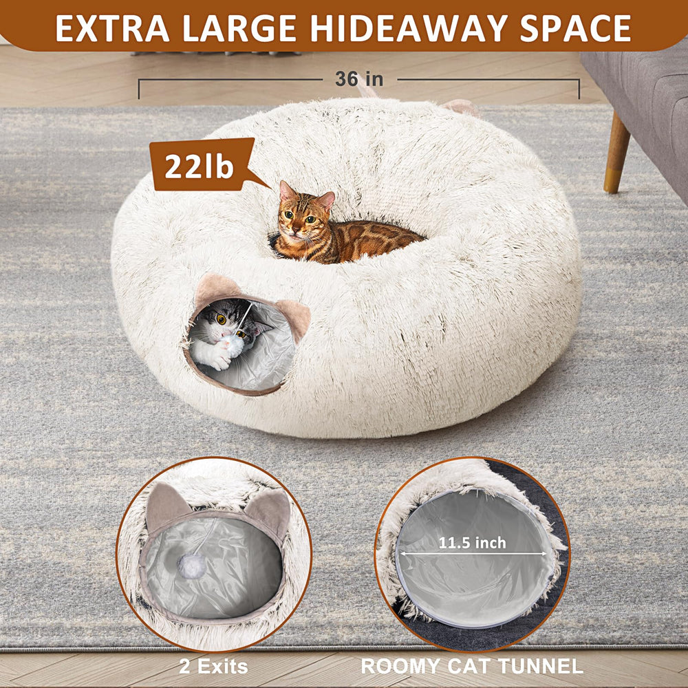 NEZIN cat tunnel easy assembly with button connections for quick setup