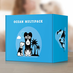 NEZIN dog chew toy lobster design, interactive fetch and chewing fun for all breeds.