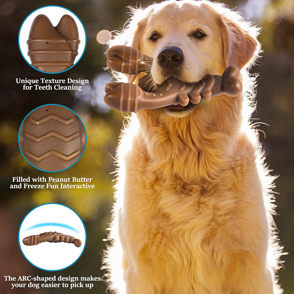 NEZIN indestructible dog toy close-up, tough nylon withstands strong chewers.