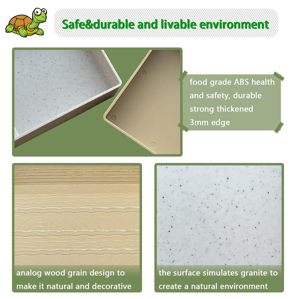 NGORAY tortoise dish entry ramps detail highlights gentle access.