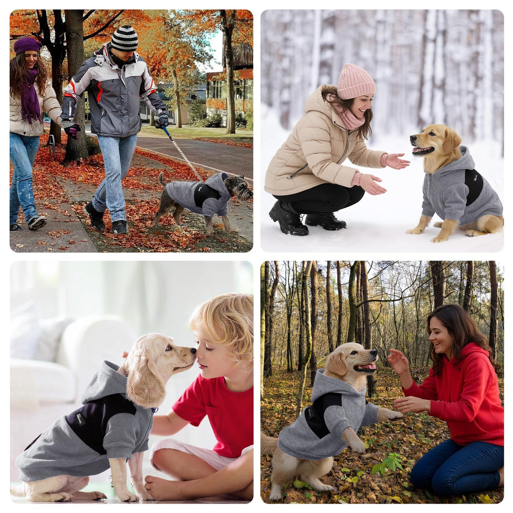 Nibnozy dog hoodie durable stitching ensures long-lasting everyday use.