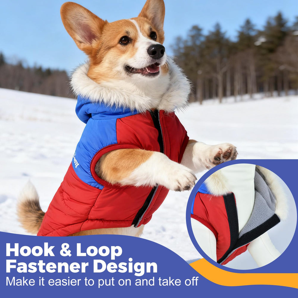 Nibnozy hood detail protects head and ears from wind.