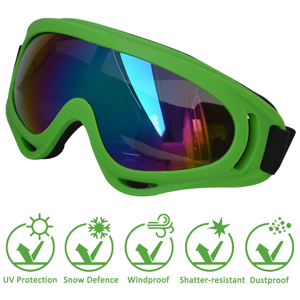 Nicerinc Pet adjustable-strap dog eyewear ensures a secure fit during car rides.