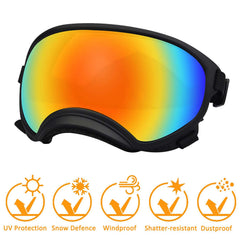 nicerinc pet dog sunglasses adjustable strap for secure fit