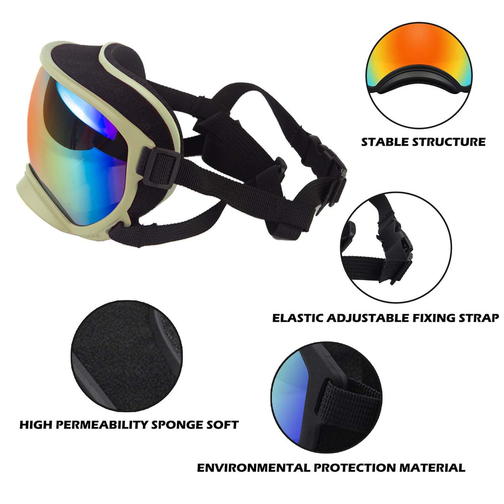 NICERINC PET windproof design shields eyes from wind and small debris