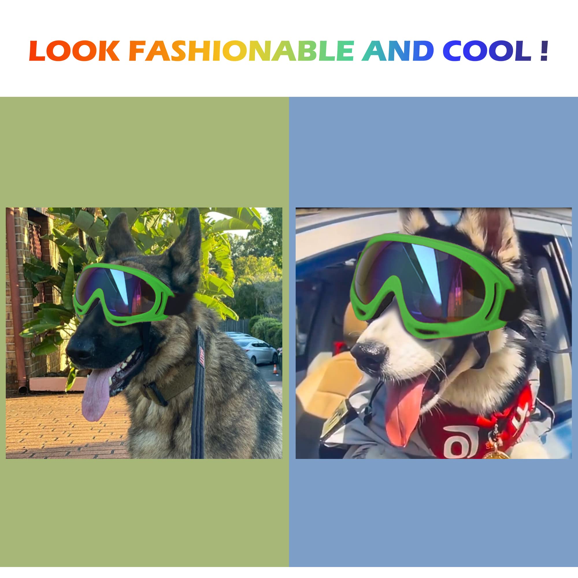 Nicerinc Pet durable TPU frame stays flexible for active medium-large dogs.