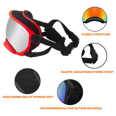 NICERINC PET large dog sunglasses soft TPU frame and foam pad for comfort