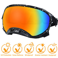 NICERINC PET dog sunglasses with adjustable strap for a secure fit during outdoor play.