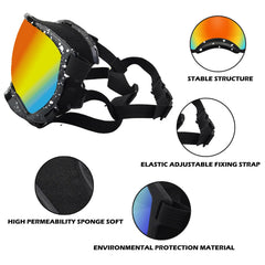 NICERINC PET sunglasses showcasing PC lenses and TPU frame materials.