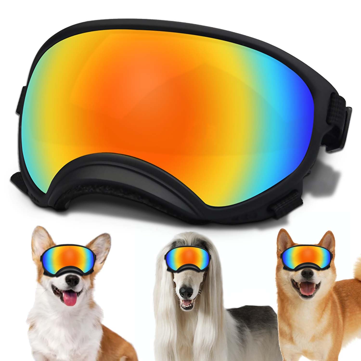 nicerinc pet medium dog sunglasses with UV protection for sunny outings