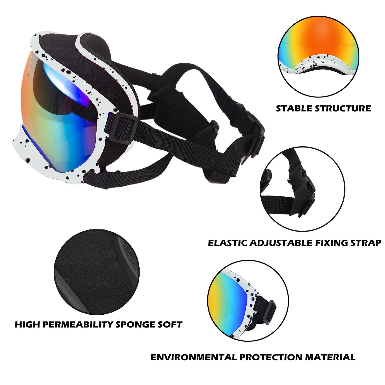 NICERINC PET Winproof soft TPU frame offering flexible, gentle support