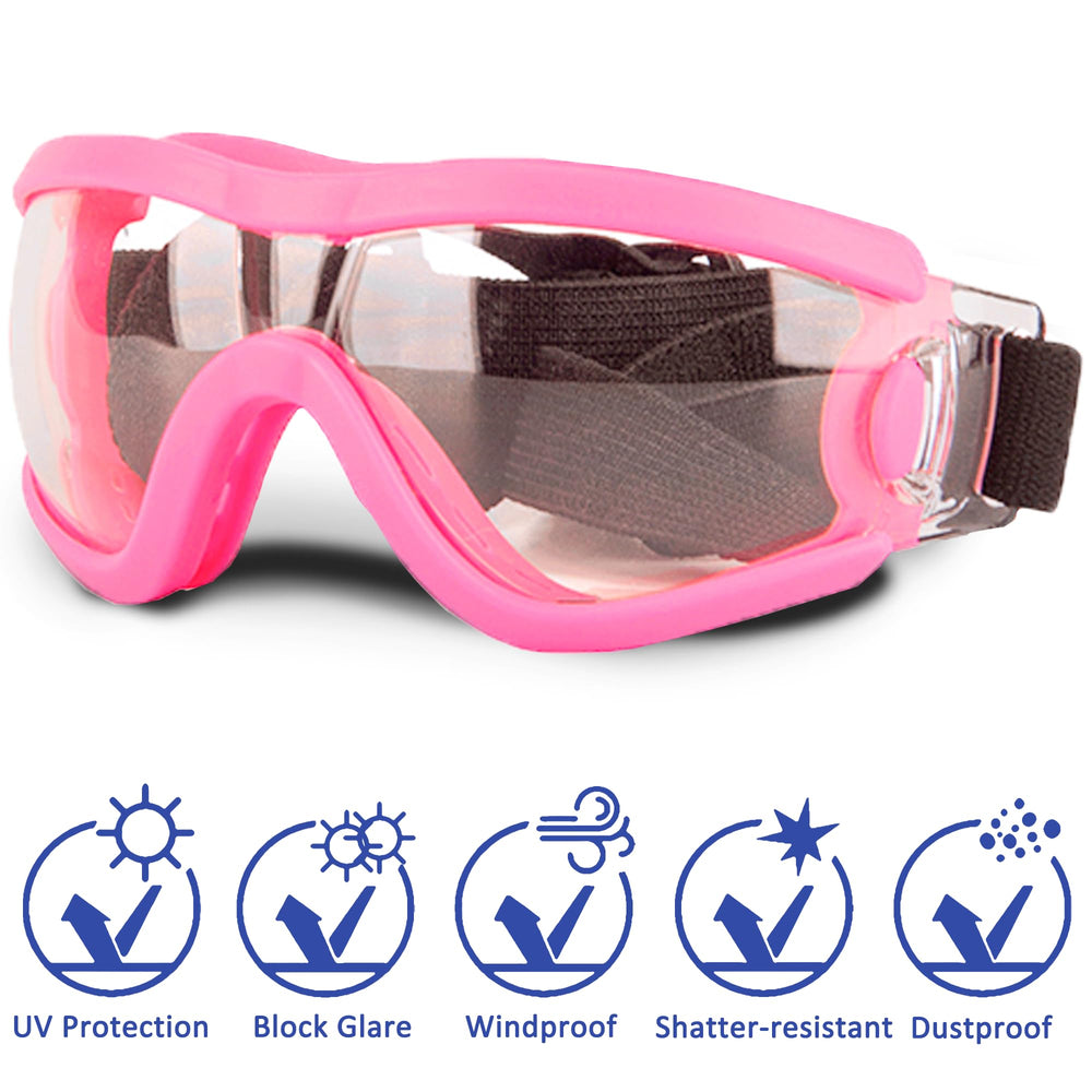 NICERINC PET lentes de PC con protección UV para ojos del perro.