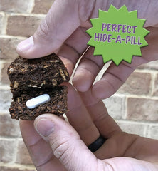 NickerDoodles pill-time treat visual supports smooth large-pill handling