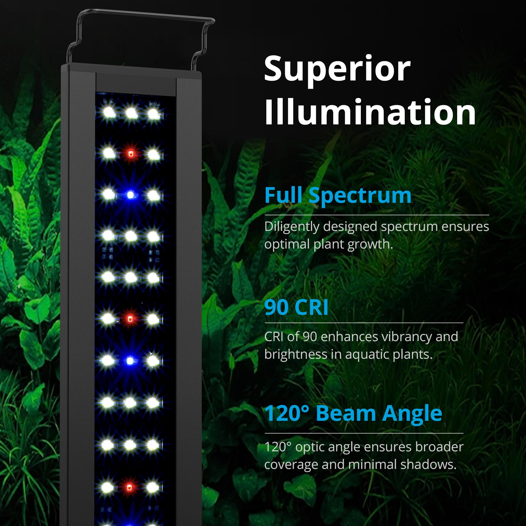 NICREW C10 dimming controls panel illustrating brightness customization