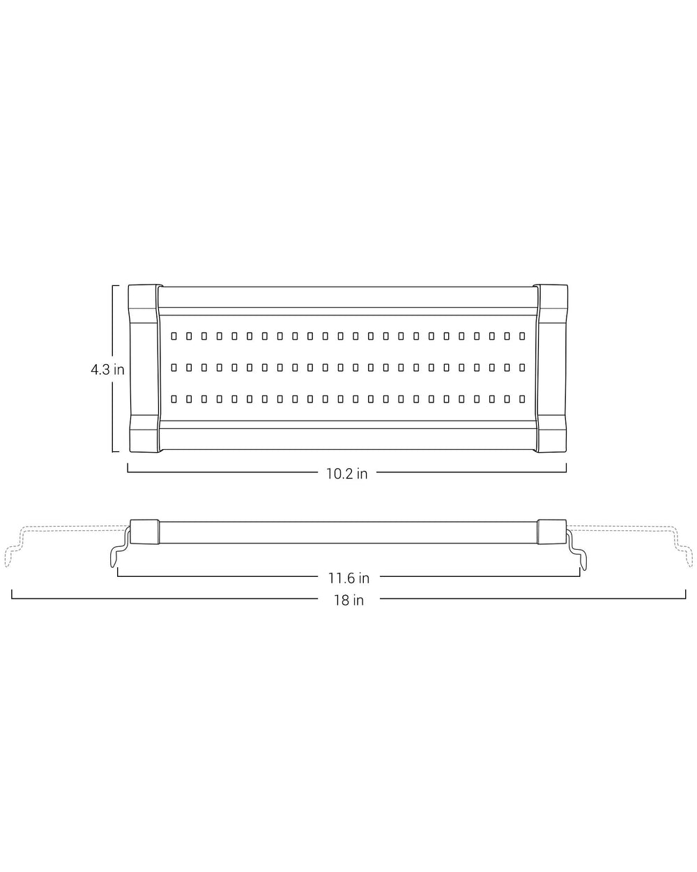 NICREW ClassicLED Gen 2 fits 12-18 inch tanks with easy installation