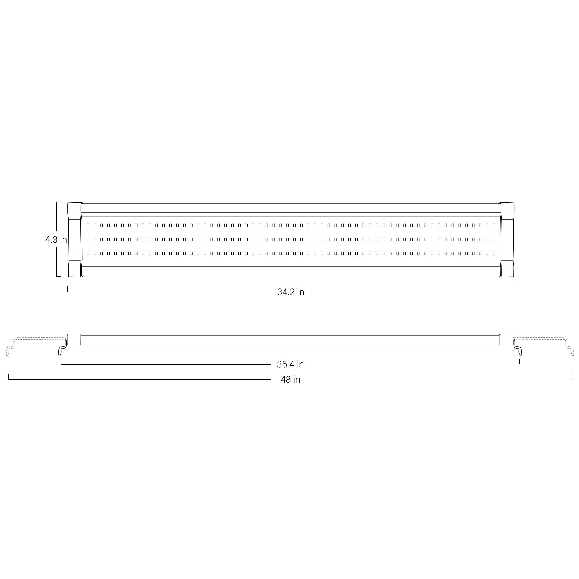 NICREW ClassicLED Gen 2 aquarium lighting for 36-48 inch tanks offers flexible setup.