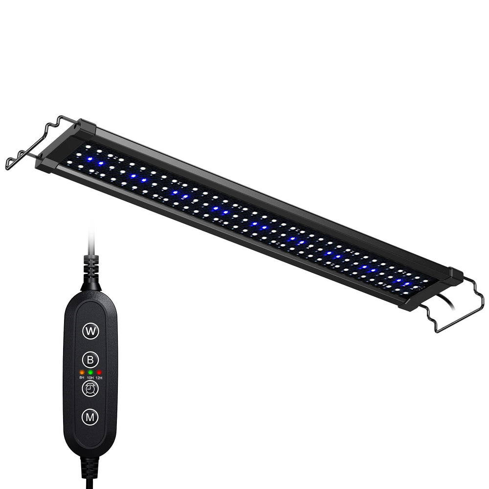 NICREW ClassicLED Gen 2 light front-view shows bright spectrum for healthy plant growth.