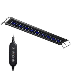 NICREW ClassicLED Gen 2 light front-view shows bright spectrum for healthy plant growth.