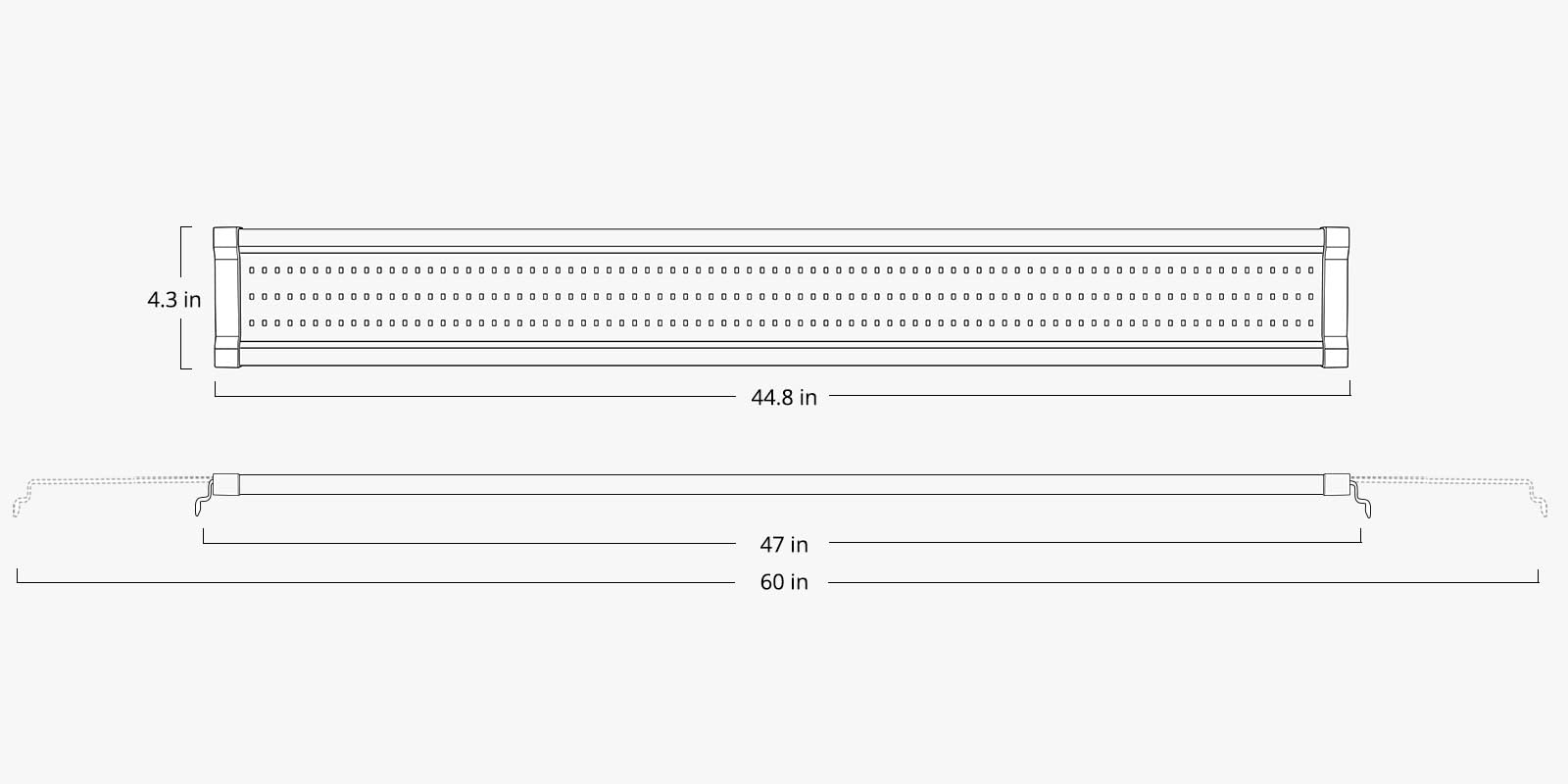 NICREW ClassicLED Gen 2 two-channel design allows customizable whites and blues.