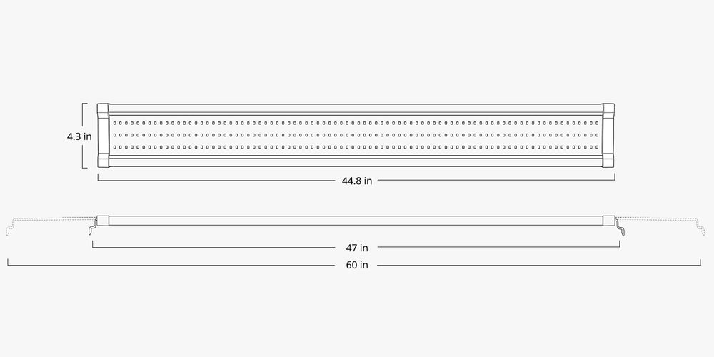 NICREW ClassicLED Gen 2 two-channel design allows customizable whites and blues.