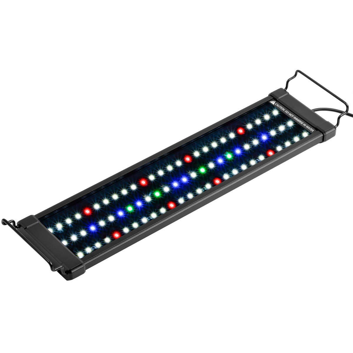 NICREW Classicled Plus light over aquarium delivering even illumination for vibrant fish and plants.