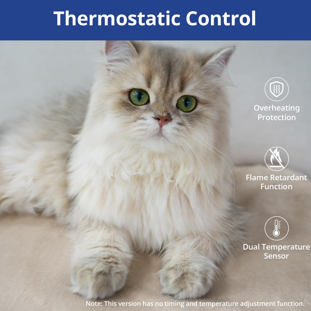 NICREW heating pad steel-wrapped cord helps prevent pet chewing