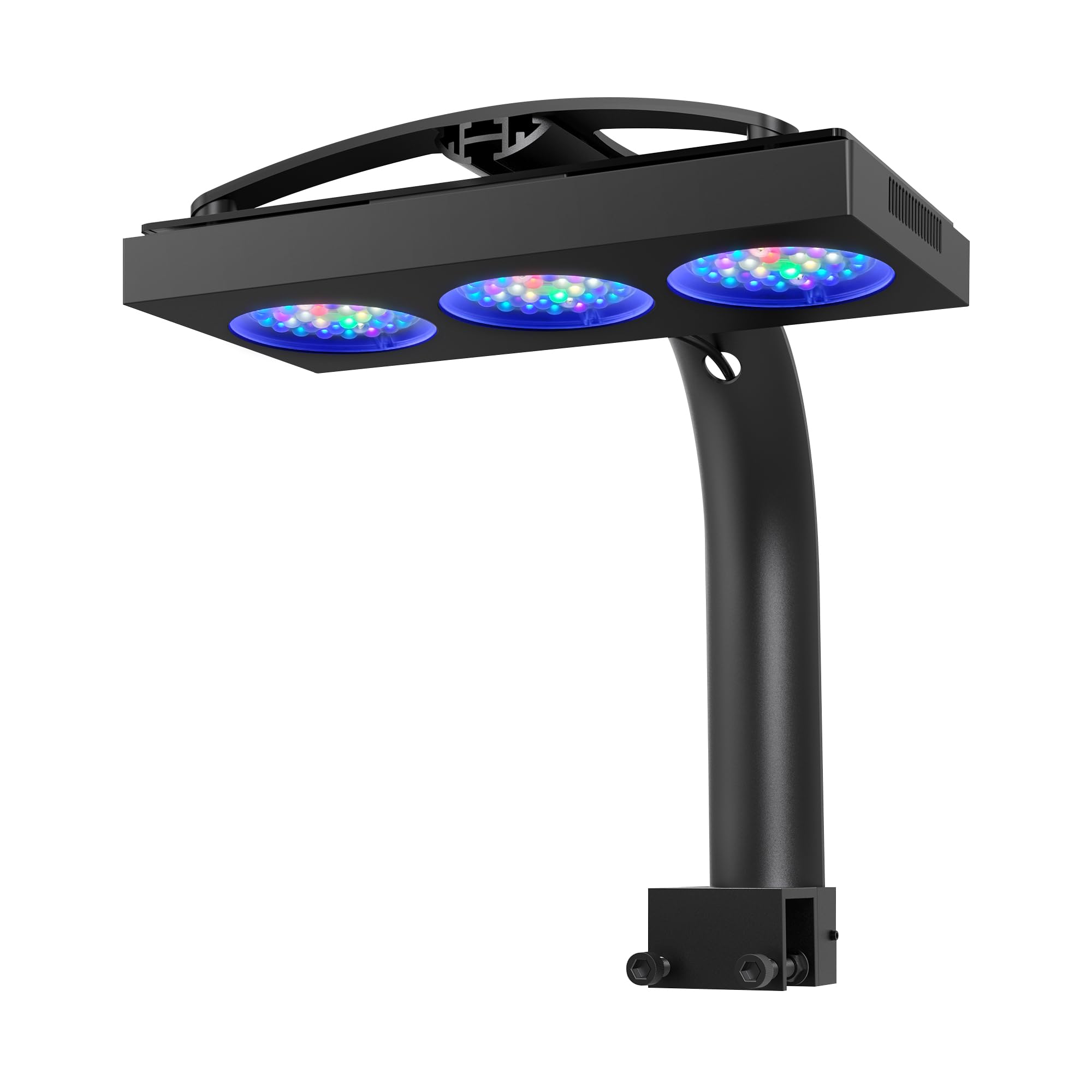 NICREW HyperReef 200 Gen 2 front view showing even PAR distribution for vibrant corals