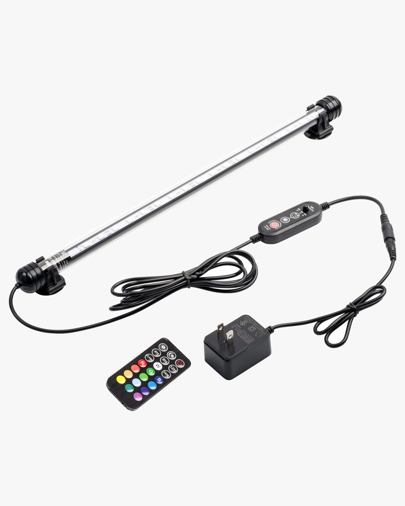 NICREW LED Aquarium Light waterproof-body supports reliable submersion in freshwater or marine tanks.