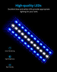 NICREW Marine clip-on light designed for nano reef tanks