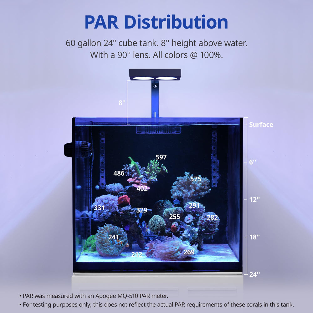 NICREW NavaReef 135W LED light cooling system operating quietly